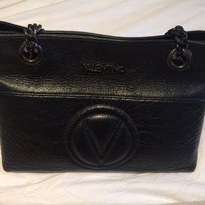 Gorgeous Black Leather Valentino Bag